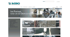 Desktop Screenshot of mbo-gmbh.com